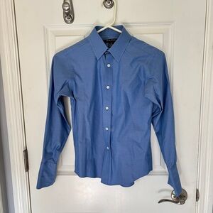Brooks Brothers French cuff boys button down shirt, youth size 10, like new